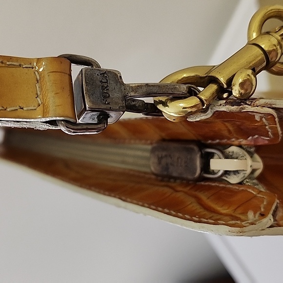 VTG FURLA Y2K  Crocs Soho/ Shoulder Bag - Picture 5 of 16